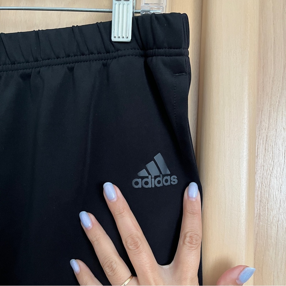 Adidas Black Tracksuit running joggers